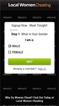 Mobile Screenshot of localwomencheating.com